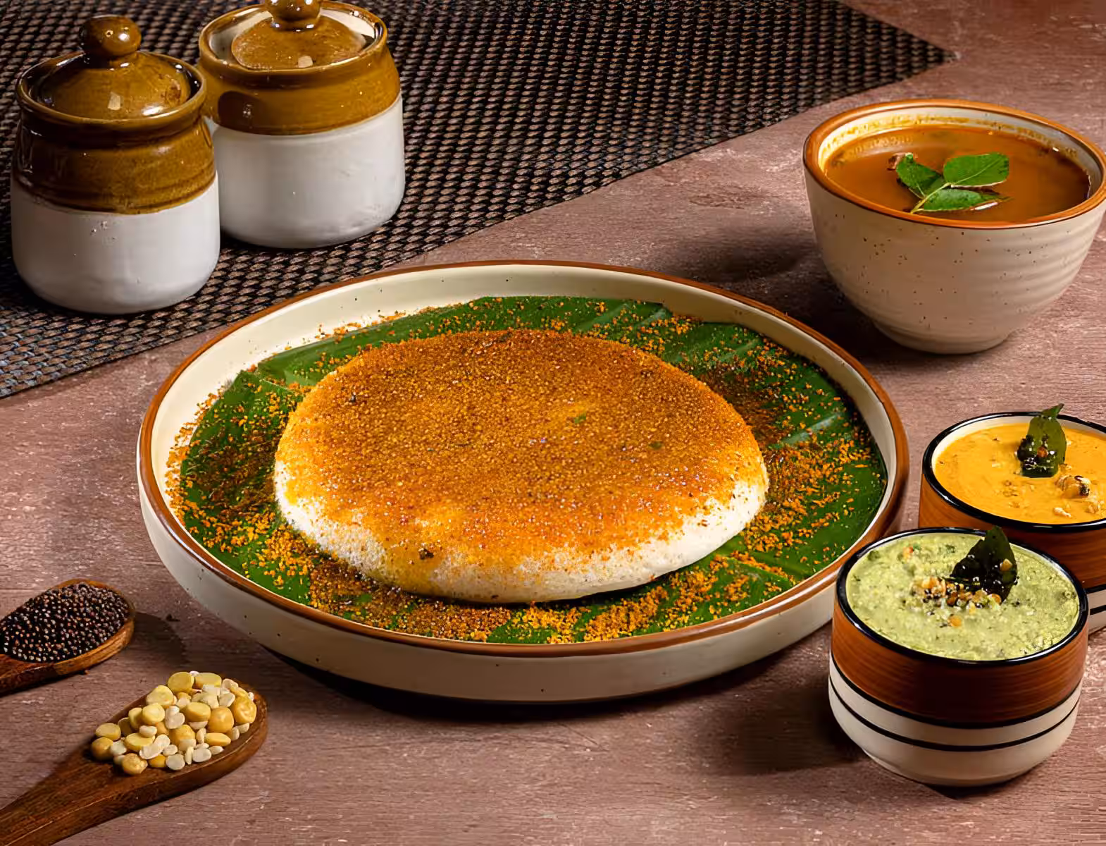 Ghee Podi Thatte Idly